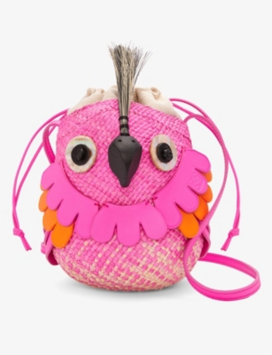 LOEWE: Loewe x Paula's Ibiza bird iraca-palm bag