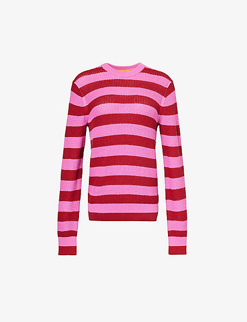 GUEST IN RESIDENCE: Net striped cotton jumper