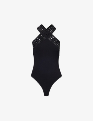 ALAIA: Vienne slim-fit knitted bodysuit
