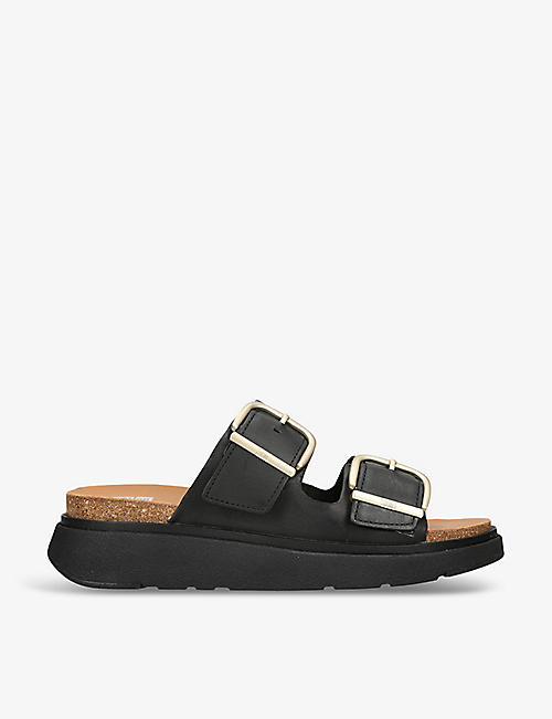 FITFLOP: Gen-FF two-buckle leather sandals