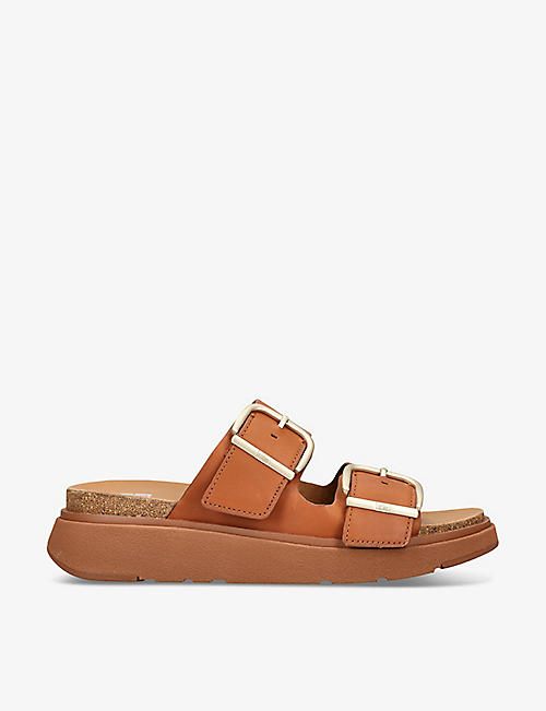 FITFLOP: Gen-FF two-buckle leather sandals