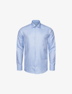 ETON: Signature Twill contemporary-fit cotton shirt
