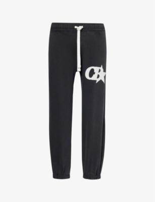 COLE BUXTON: CB Star brand-print cotton-jersey jogging bottoms