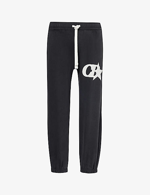 COLE BUXTON: CB Star brand-print cotton-jersey jogging bottoms