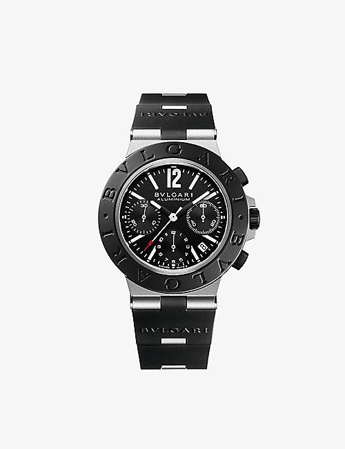 BVLGARI: RE00017 BVLGARI BVLGARI aluminium and titanium automatic watch