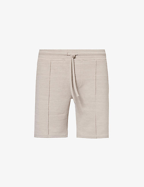 ARNE: Cavour elasticated-waistband woven-blend shorts