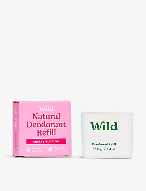 WILD: Cherry Blossom natural deodorant refill 40g