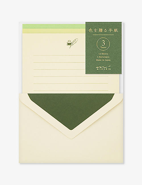 MIDORI: Letter Set 916 Giving A Colour paper lettering set
