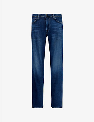 CITIZENS OF HUMANITY: Adler classic-fit tapered stretch-denim jeans