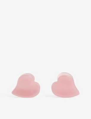 EMI JAY: Heart-shaped set of two hair clips