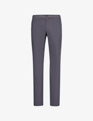 PAIGE: Stafford straight-leg high-rise stretch-woven blend trousers