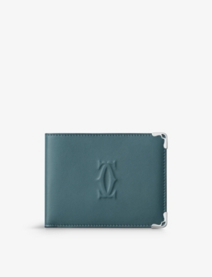 CARTIER: Must de Cartier six-card leather wallet