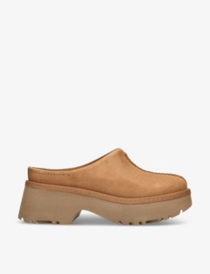 UGG: New Heights suede clogs