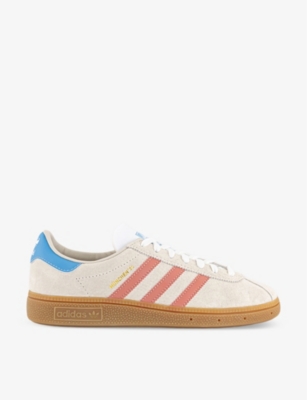 ADIDAS: Munchen 24 suede low-top trainers