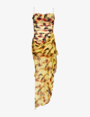 BEC & BRIDGE: Fiore floral-print stretch-woven maxi dress