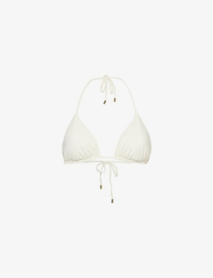 MONDAY SWIMWEAR: Palma triangle stretch-recycled nylon bikini top
