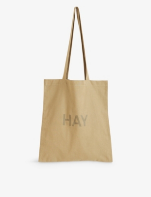 HAY: Hay logo-print cotton tote bag