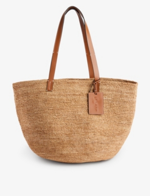 MANEBI: Basket raffia bag