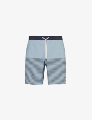 VUORI: Kore colour-blocked regular-fit stretch-recycled-polyester blend shorts