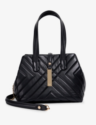 DUNE: Devonshire medium quilted-leather cross-body bag