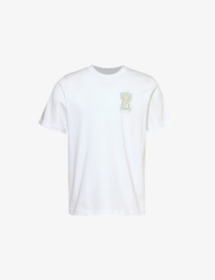 CASABLANCA: Tennis Pastelle brand-print organic cotton-jersey T-shirt