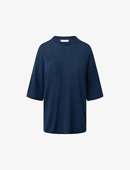 LOVECHILD: Tessa oversized merino-wool T-shirt