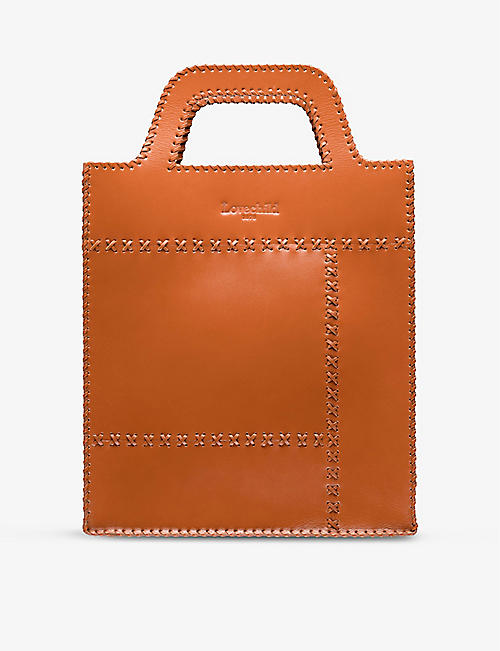LOVECHILD: Kappel logo-embossed leather handbag
