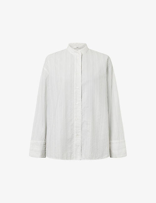 LOVECHILD: Zuri relaxed-fit long-sleeve cotton shirt