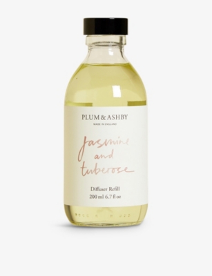 PLUM AND ASHBY: Jasmine and Tuberose diffuser refill 200ml
