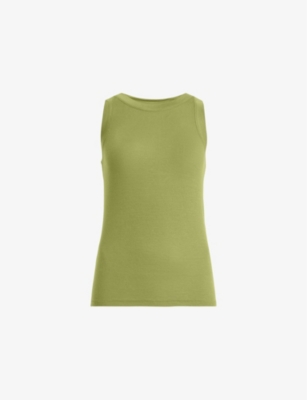 ALLSAINTS: Rina sleeveless stretch-woven tank top