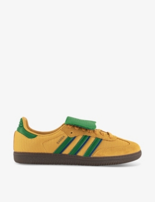 ADIDAS: Samba LT mesh and leather low-top trainers
