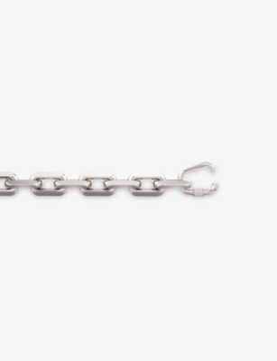 PHORIA: Extended Hype Sterling-Silver And White Topaz Chain Bracelet