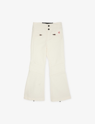 PERFECT MOMENT: Aurora Flared-Leg Stretch-Woven Ski Trousers 6-14 Years
