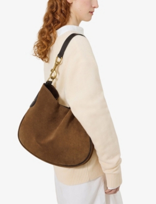 MULBERRY: Hackney Suede Shoulder Bag