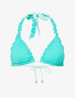 HEIDI KLEIN Rhodes Reversible Triangle Bikini Top Selfridges