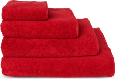 SELFRIDGES Red towels