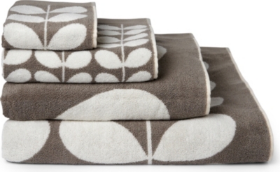 ORLA KIELY Stem jacquard towels