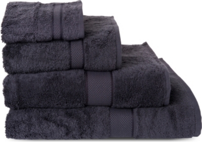SHERIDAN Luxury Egyptian graphite towels