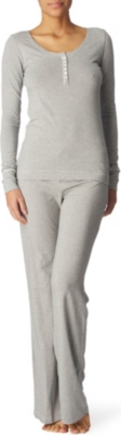 JUICY COUTURE Stripe and lace sleep set