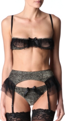 LASCIVIOUS Kitty Sparkle balcony bra range