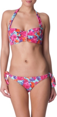 HOOLA Lou Lou Cyan halterneck bikini