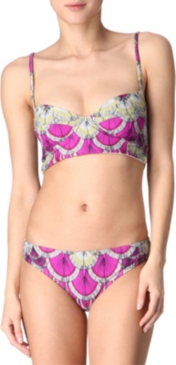 MARA HOFFMAN Feather underwired bikini