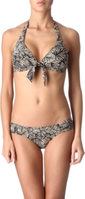 SEAFOLLY Neo Tribe padded halter bikini