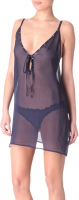BEAUTIFUL BOTTOMS Embellished chemise and briefs