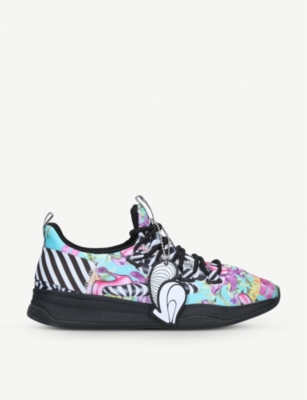 multi coloured trainers