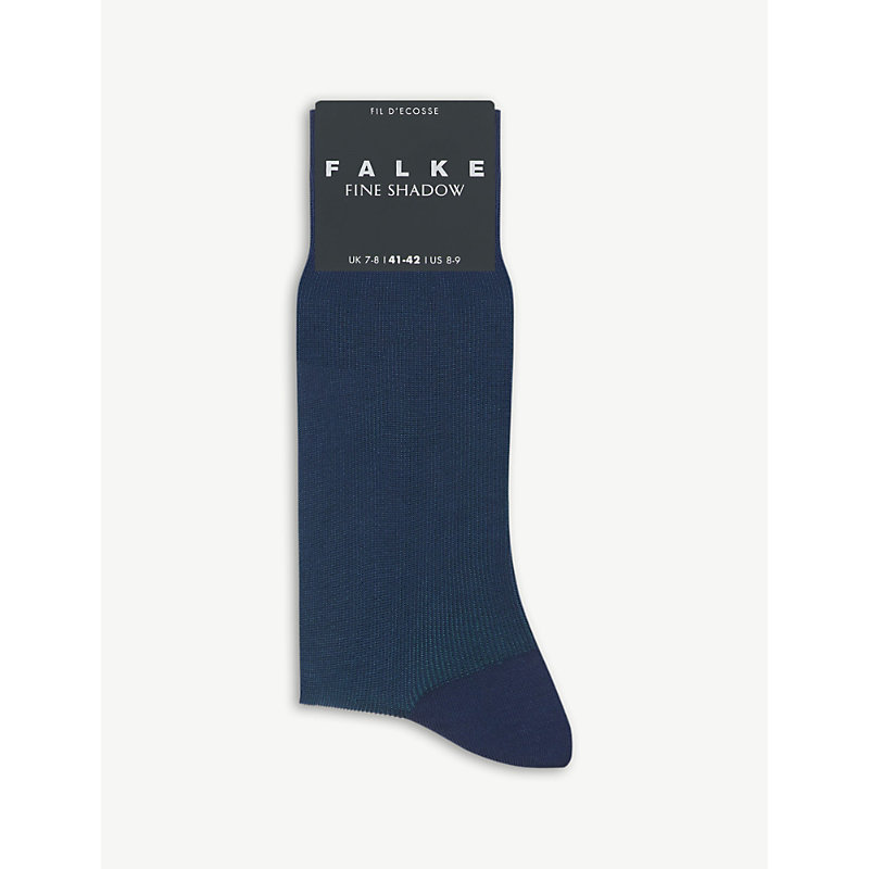 FALKE Fine Shadow cotton-blend socks