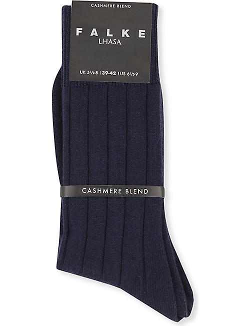 FALKE: Lhasa wool-cashmere socks