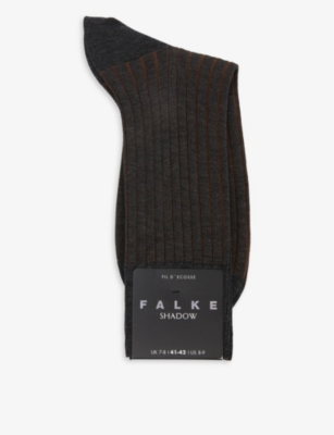 Falke Shadow Striped Cotton-blend Socks