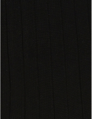 Falke Mens Dark Navy Airport Knitted Socks In Black