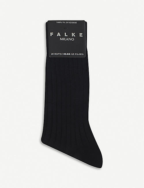 FALKE: Milano cotton-blend socks